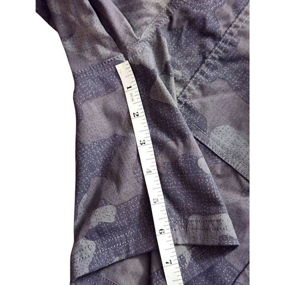 prAna womens shorts Camouflage Gray size 0 (27x6.5) mid-rise Nylon - Picture 5 of 8